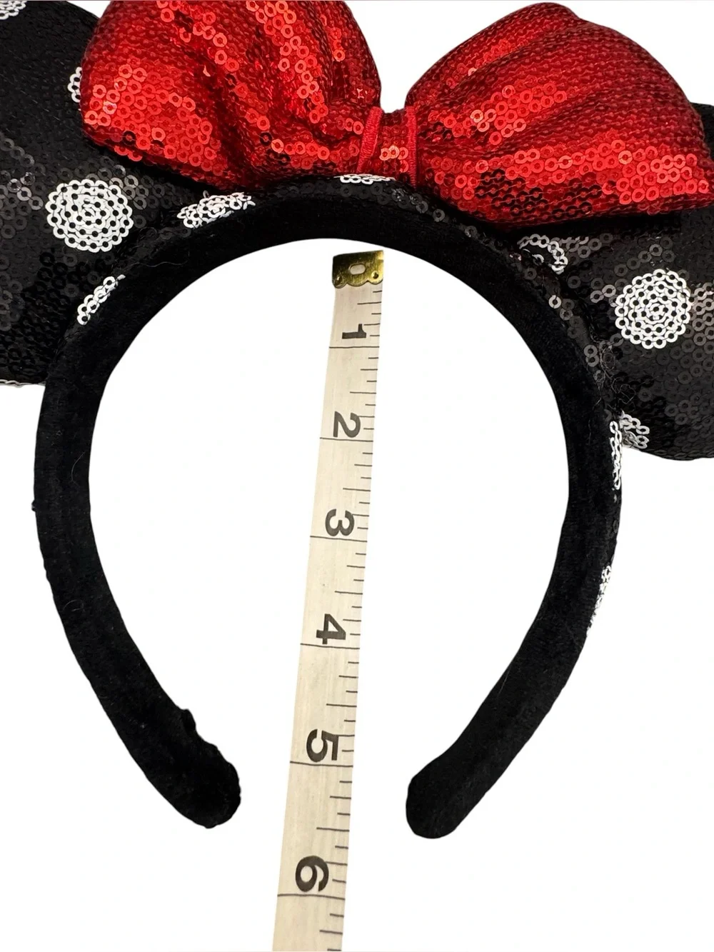 Disney Parks Minnie Mouse Sequined Polka Dot Headband